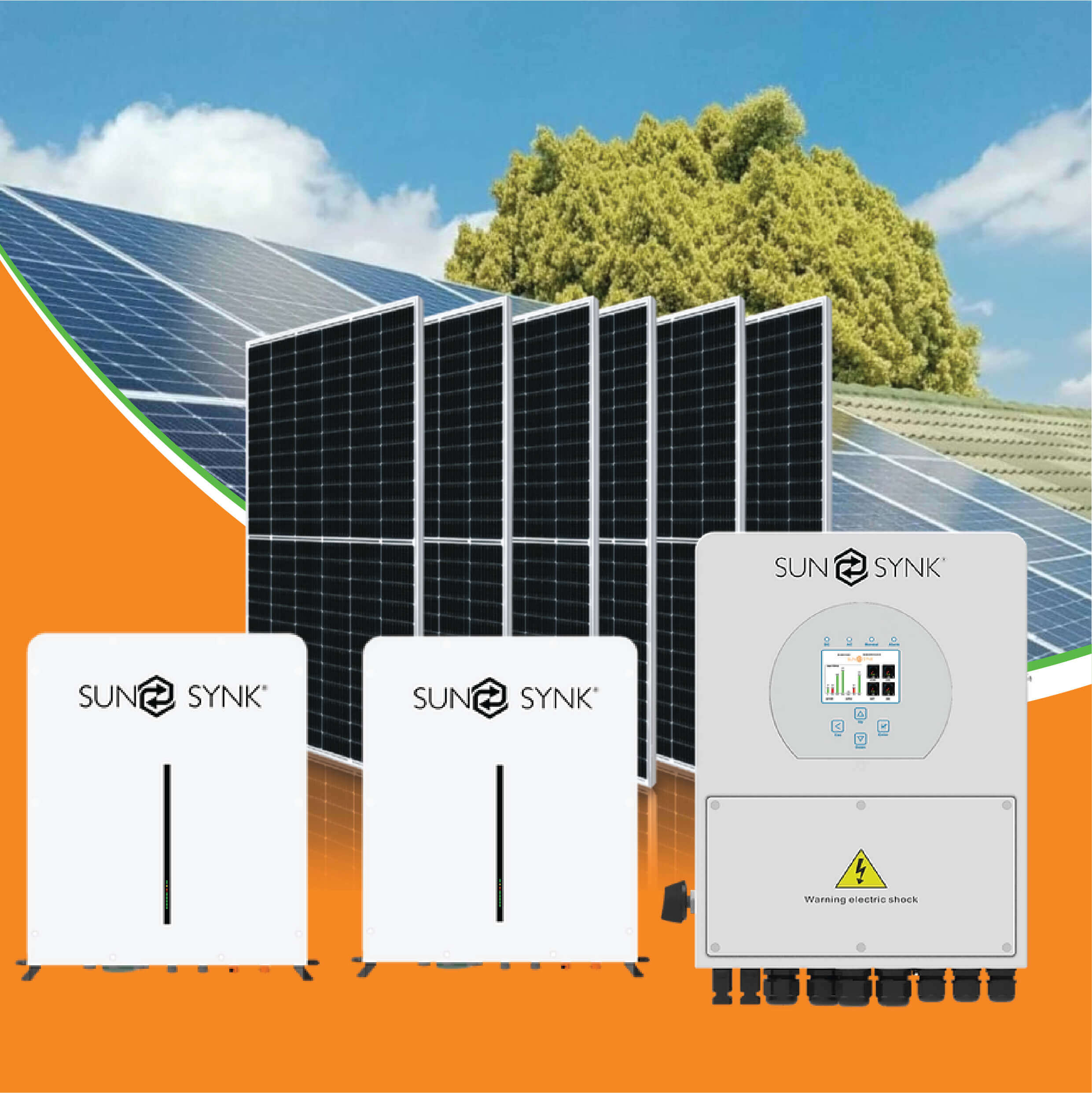 8kW Sunsynk Solar System Package