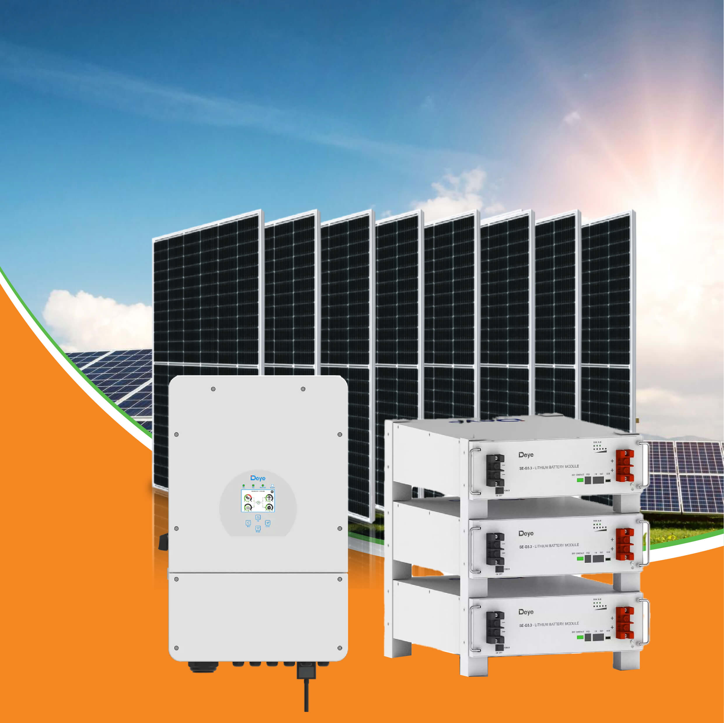 12kW Deye Solar System - Flip the Switch Package