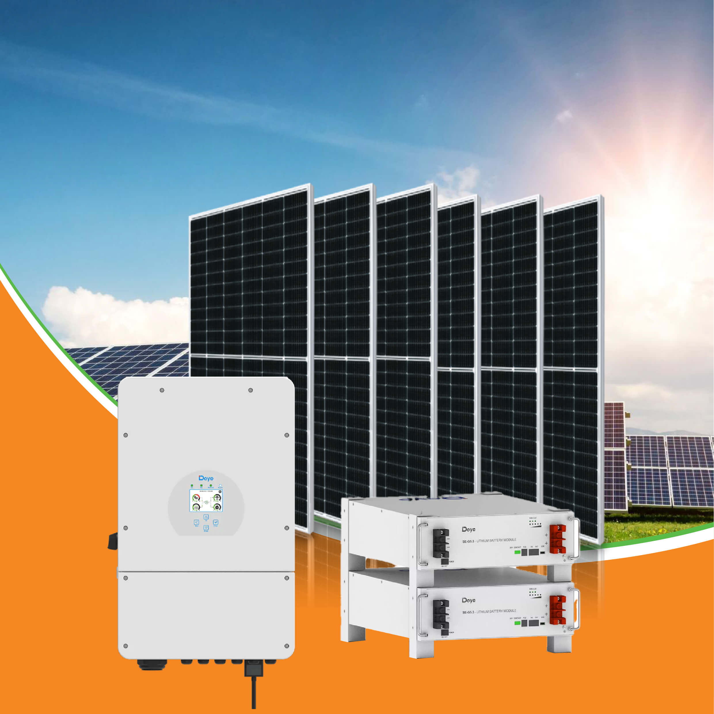 12kW Deye Solar System - Flip the Switch Package